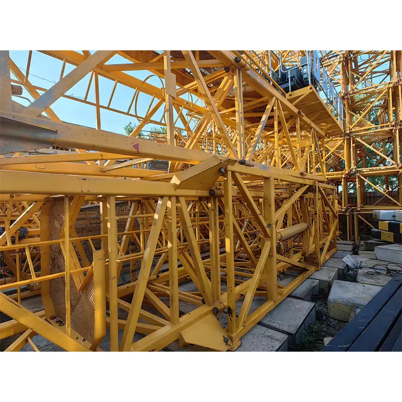 2019-2023 used tower crane DAHAN QTZ100 6013-6 for construction (2).jpg